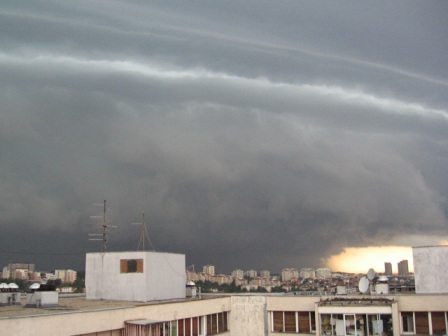 clouds over Belgrade